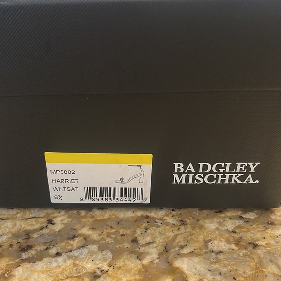 Badgley Mischka Harriet Bridal Block Heels MP5802 Women’s Size 8.5 - Picture 6 of 6